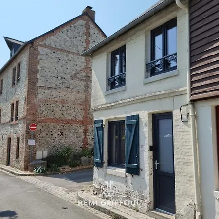 Semesterbostad Rive Sud Charming Center 2 Guests Honfleur